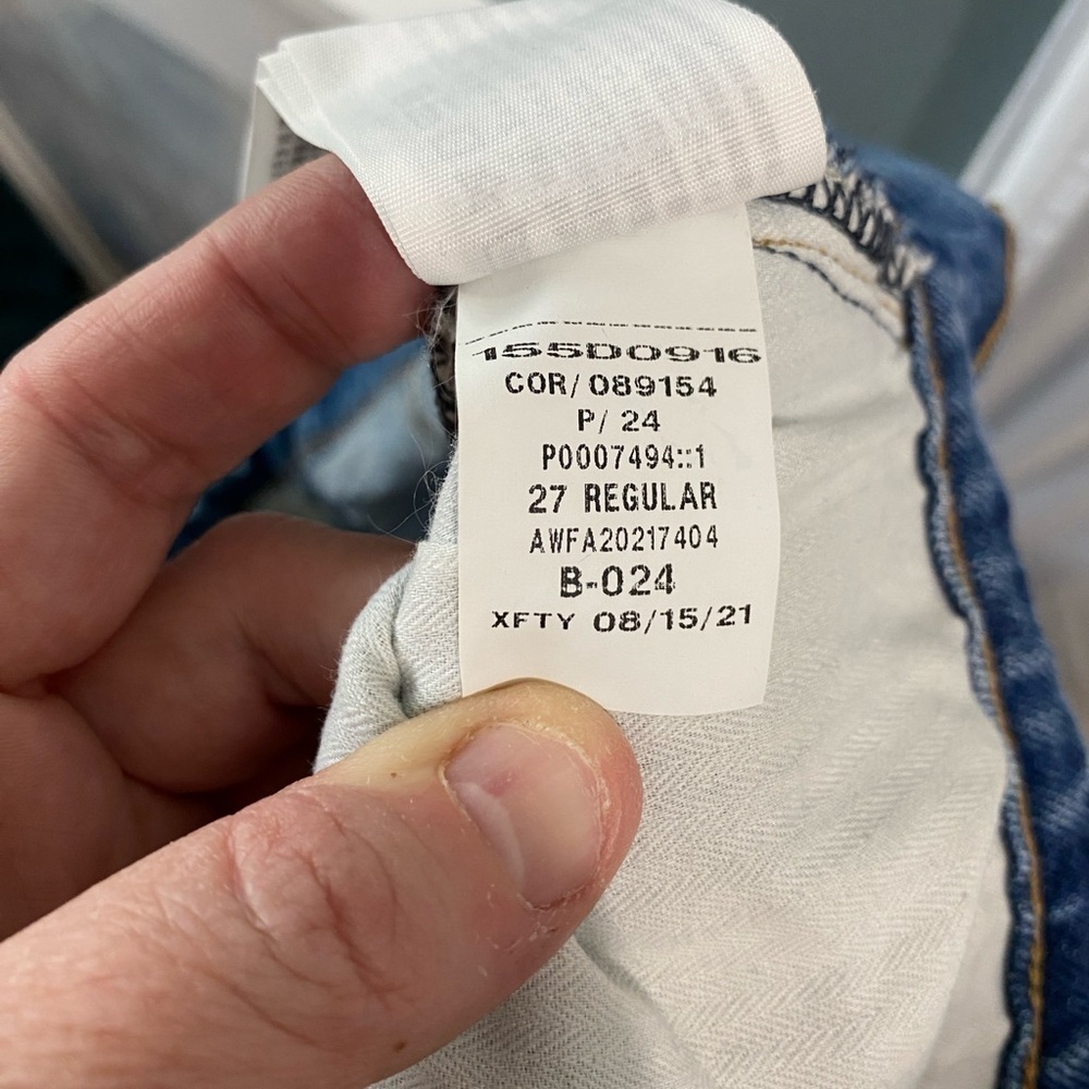 Abercrombie & Fitch The 90s Straight Ultra High Rise Jeans Curvy Love Size 27 - Picture 10 of 15